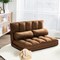 6-Position Foldable Floor Sofa Bed with Detachable Cloth Cover